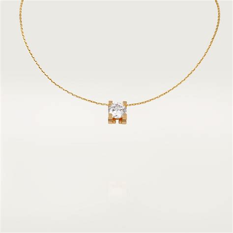 c de cartier necklace yellow gold|cartier gold necklace price.